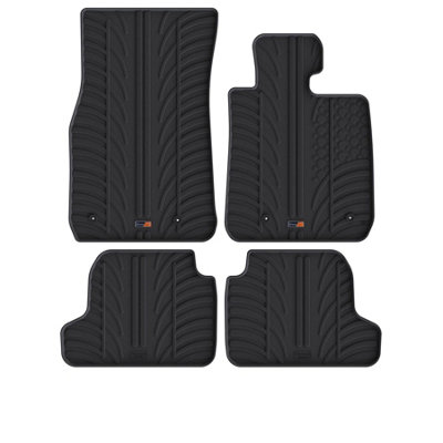 Travall Premium Rubber Car Mats For Bmw 2 Series Coupe (2014-2021) 4P+Fx Trm1021R from B&Q