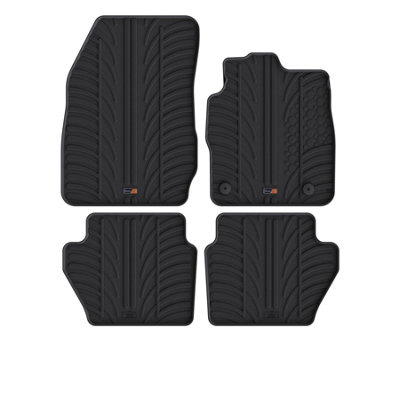 Travall Rubber Car Mats For Ford Fiesta (2008-2017) from B&Q