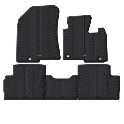 Travall Rubber Car Mats For Kia Carens (2013-2019) from B&Q