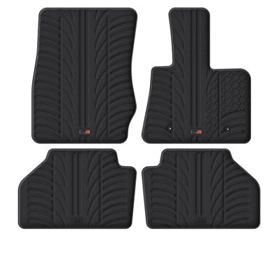 Travall Rubber Car Mats For Bmw X3 (2010-2017)
