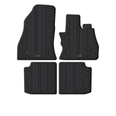 Travall Rubber Car Mats For Fiat 500 L (2012-2022) from B&Q