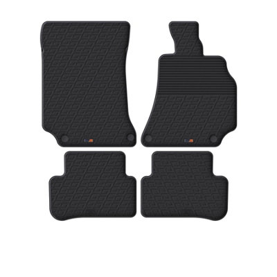 Travall Rubber Car Mats For Mercedes E-Class (2012-2016) from B&Q