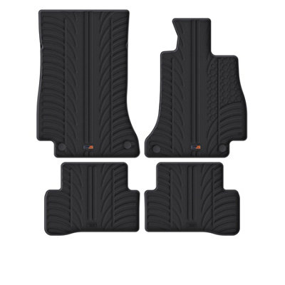 Travall Rubber Car Mats For Mercedes C-Class (2014-2021) from B&Q