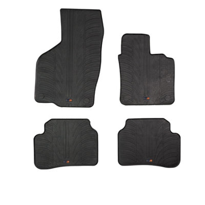 Travall Rubber Car Mats For Vw Passat (2010-2015)