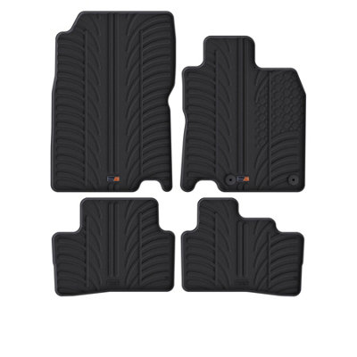 B&Q -  Rubber Car Mats For Renault Kadjar (2015-2022)