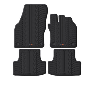 Travall Rubber Car Mats For Skoda Karoq (2017- ) from B&Q