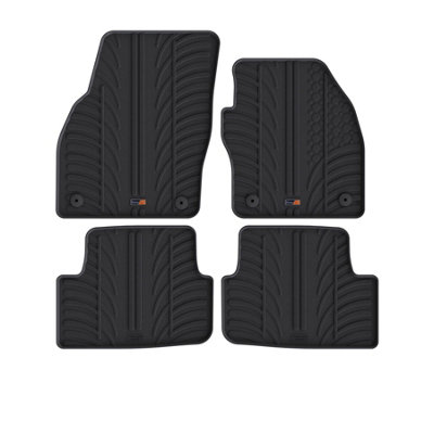 Travall Rubber Car Mats For Vw Polo (2017- )