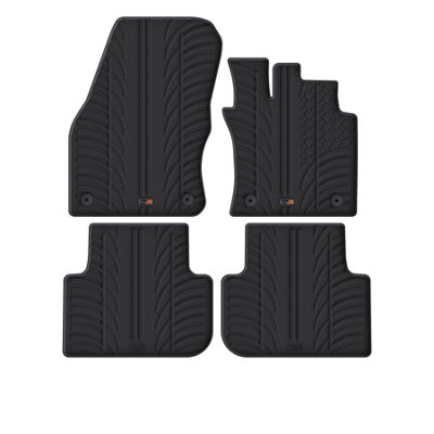 Travall Rubber Car Mats For Vw Tiguan (2016- ) from B&Q
