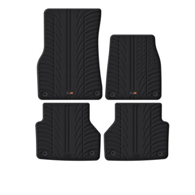 Travall Rubber Car Mats For Audi A6 Avant (2018- ) from B&Q