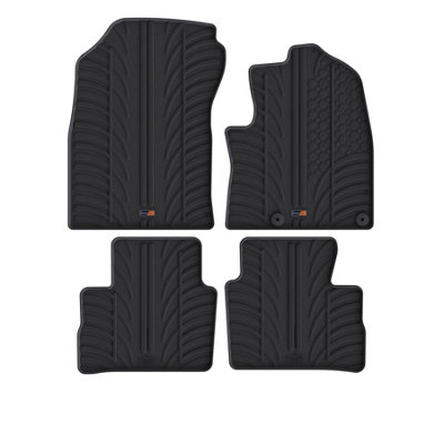 Travall Rubber Car Mats For Nissan Qashqai (2021- ) from B&Q