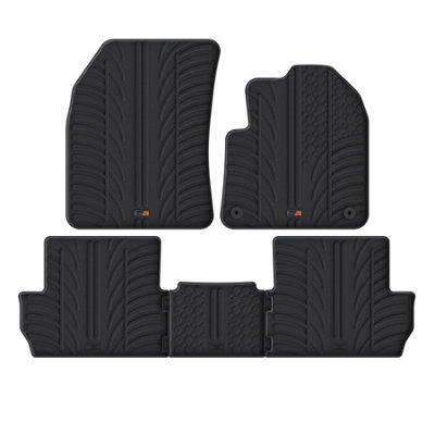 Travall Rubber Car Mats For Peugeot 3008 (2016-2014)