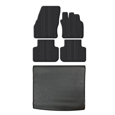 Travall Rubber Car Mats For Audi Q3 2018- from B&Q