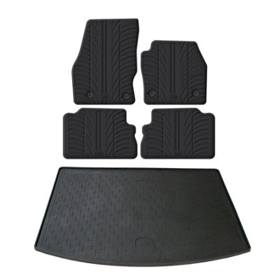 Travall Rubber Car Mats For Ford Kuga 2012-2019 from B&Q
