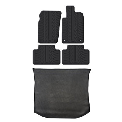 Travall Rubber Car Mats For Jeep Grand Cherokee 2013-2021 from B&Q