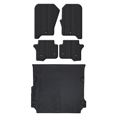 Travall Rubber Car Mats For Land Rover Discovery 2009-2016 from B&Q