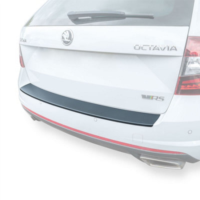 Travall Skoda Octavia (2017-2020) Bumper Protector Car Boot Scuffs Scratches Protection Tailored Fit Smooth Plastic from B&Q