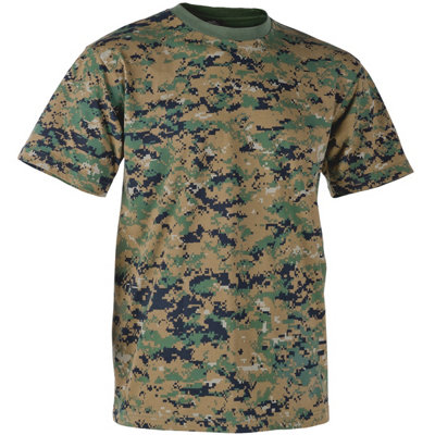 Helikon-Tex Helikon T-Shirt Usmc Digital Woodland Size Small from B&Q