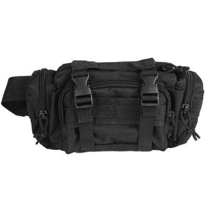 Mil-Tec Waist Bag Modular System Black from B&Q