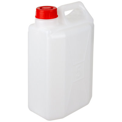 Highlander Plastic Jerry Can 5L Liquid Container Storage from B&Q