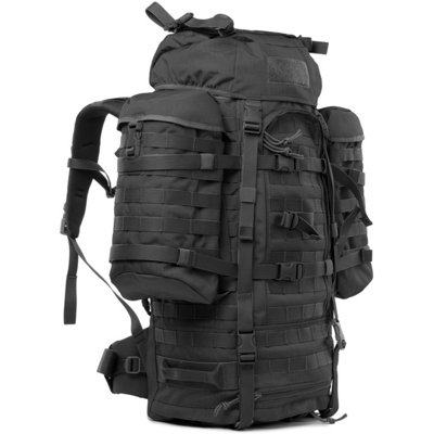 B&Q -  Wildcat 65L Rucksack Black