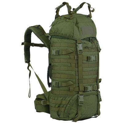 B&Q -  Raccoon 45L Rucksack Olive Green