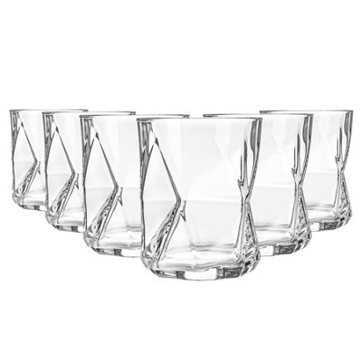 Bormioli Rocco Cassiopea Double Whisky Glasses410MlClearPack Of 6 from B&Q