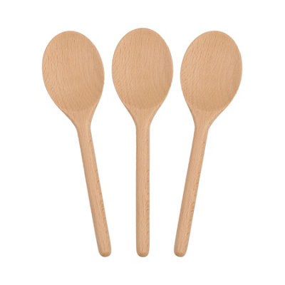 Argon Tableware Wooden Cooking Spoons20CmPack Of 3 from B&Q