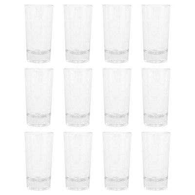 Rink Drink Shot Glasses35MlClearPack Of 12 from B&Q