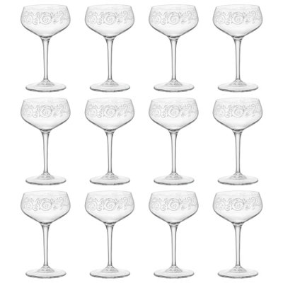 Bormioli Rocco Bartender Novecento Cocktail Glasses - Liberty - Pack Of 12 250Ml