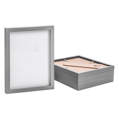 Nicola Spring Photo Frames8" X 10"GreyPack Of 5 from B&Q