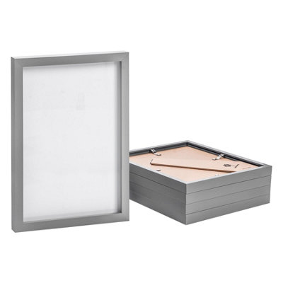 Nicola Spring Photo FramesA4 (8" X 12")GreyPack Of 5 from B&Q