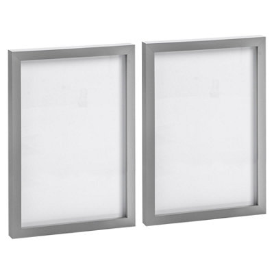 Nicola Spring Photo FramesA4 (8" X 12")GreyPack Of 2 from B&Q
