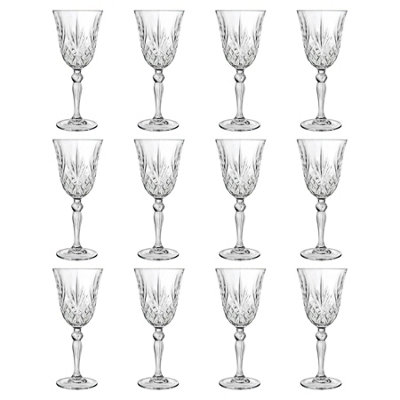 Rcr Crystal Melodia Red Wine Glasses270MlPack Of 12 from B&Q