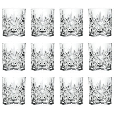 Rcr Crystal Melodia Whisky Glasses240MlPack Of 12 from B&Q