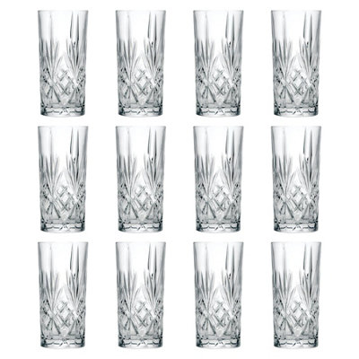 Rcr Crystal Melodia Highball Glasses360MlPack Of 12 from B&Q
