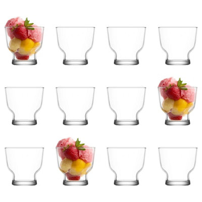 LAV Glassware Lav Petit Glass Ice Cream Bowls240MlPack Of 12 from B&Q