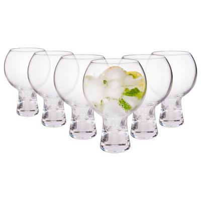 Rink Drink Short Stem Gin Glasses525MlPack Of 6 from B&Q