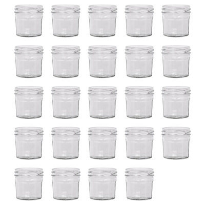 Argon Tableware 90Ml Glass Jam Jars With No LidsSet Of 24 Empty Screw Top Kitchen Storage Preserving Jar from B&Q