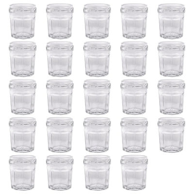 Argon Tableware 30Ml Glass Jam Jars With No LidsSet Of 24 Empty Screw Top Kitchen Storage Preserving Jar from B&Q
