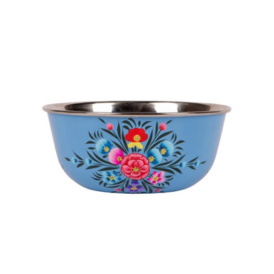 Billycan Picnic Bowl - 16.5Cm - Ocean Pansy B&Q