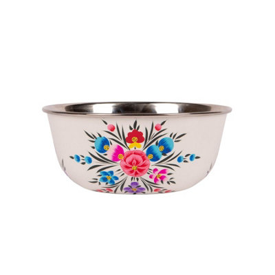 Billycan Picnic Bowl16.5Cm Cotton Pansy from B&Q