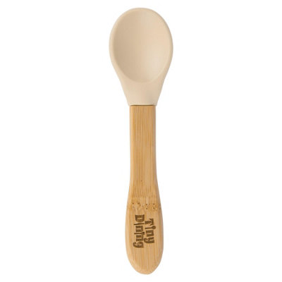 Tiny Dining Bamboo Silicone Tip SpoonBeige from B&Q
