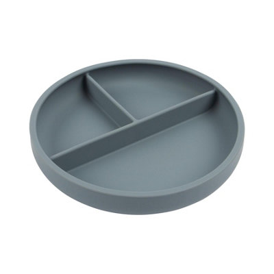 Tiny Dining Silicone Suction PlateTradewindsDivided Non-Slip Silicone Baby Toddler Weaning Bowl Feeding Silicone Bowl from B&Q