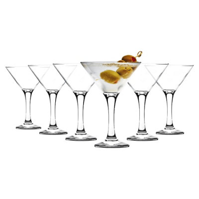 Rink Drink  Martini Glasses175MlClearPack Of 6 from B&Q