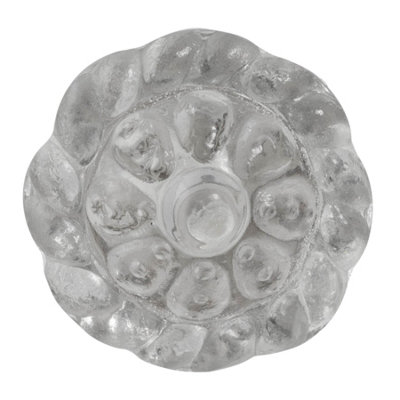 Nicola Spring Glass Cabinet KnobFlower from B&Q