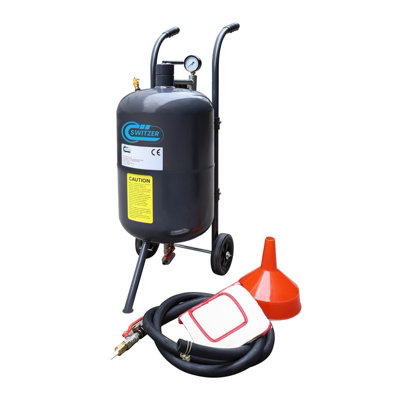 B&Q -  Portable Sand Blaster38L 10 Gallon Mobile Sand Bead Blasting Gun Incl