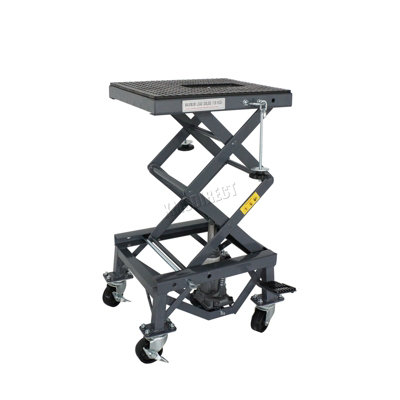 Switzer Motorbike Hydraulic Scissor Lift With Wheels 136Kg 300Lbs Max 870mm Max 350mm Min from B&Q