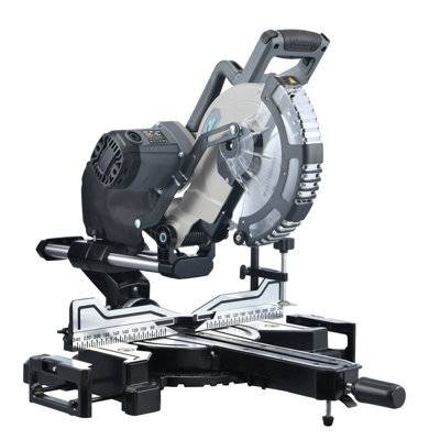 Switzer Mitre Saw 10" Compound Sliding 1800W Double Bevel Shadow Line Cutting from B&Q