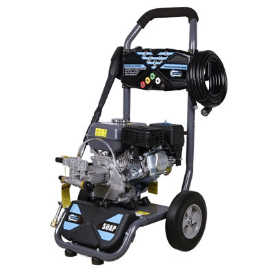 Switzer 7Hp Petrol Pressure Washer 2200Psi Jet Washer 10M Hose 2L Detergent Tank from B&Q