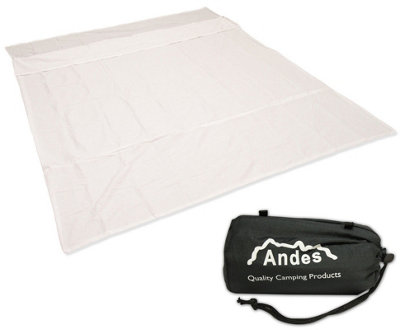 Andes Polycotton Camping/hiking Double Sleeping Bag Liner Inner Sheet from B&Q
